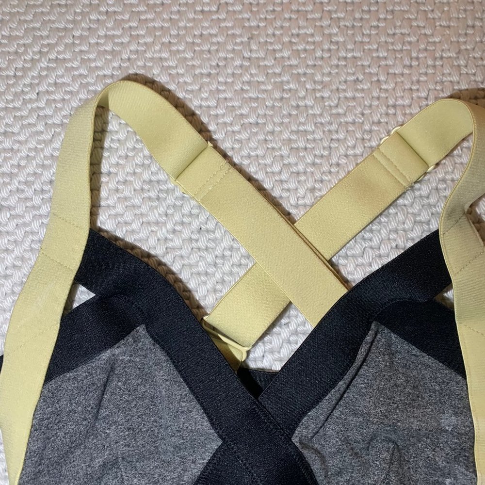 Grey Community Sports Bra - Picture 2 of 3